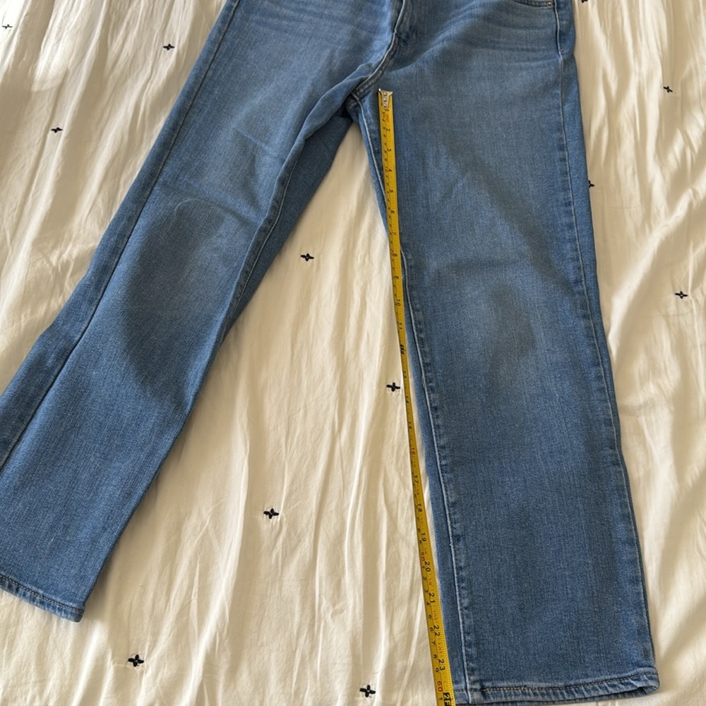 Levi’s High Rise Straight Crop Women Jeans Size 29 - Picture 8 of 9